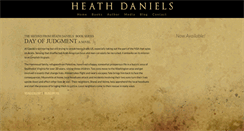 Desktop Screenshot of heathdanielsbooks.com